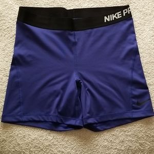 Nike Pro womens athletic shorts